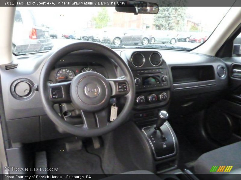 Mineral Gray Metallic / Dark Slate Gray 2011 Jeep Patriot Sport 4x4