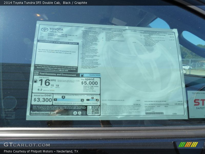 Black / Graphite 2014 Toyota Tundra SR5 Double Cab
