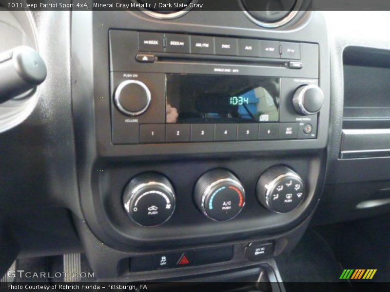 Mineral Gray Metallic / Dark Slate Gray 2011 Jeep Patriot Sport 4x4