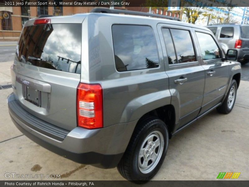Mineral Gray Metallic / Dark Slate Gray 2011 Jeep Patriot Sport 4x4
