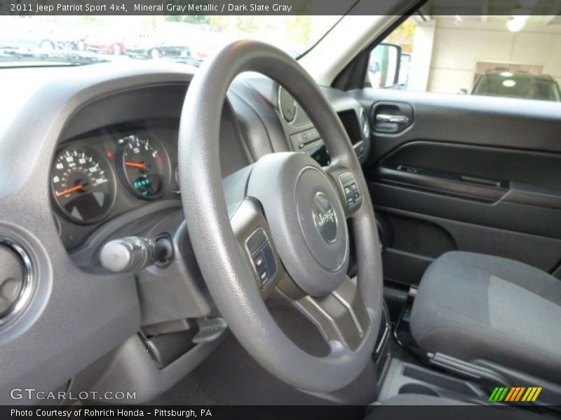Mineral Gray Metallic / Dark Slate Gray 2011 Jeep Patriot Sport 4x4