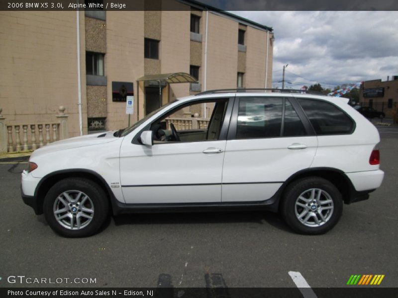 Alpine White / Beige 2006 BMW X5 3.0i