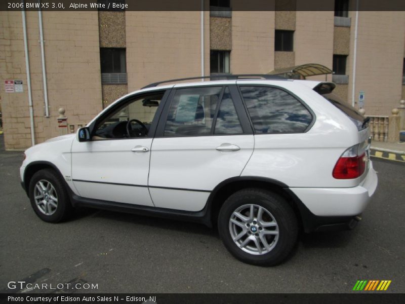 Alpine White / Beige 2006 BMW X5 3.0i