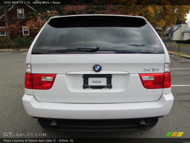 Alpine White / Beige 2006 BMW X5 3.0i