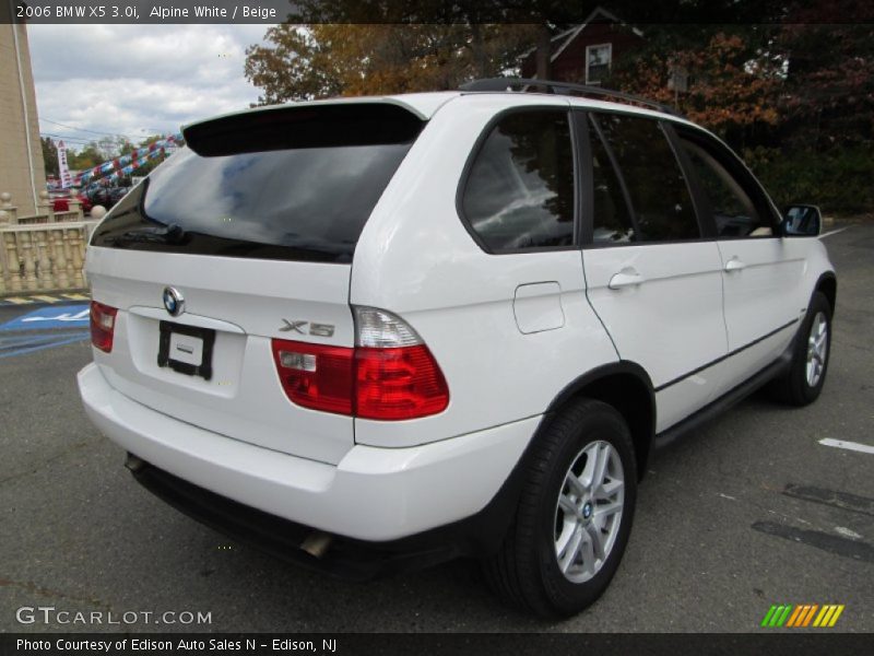 Alpine White / Beige 2006 BMW X5 3.0i