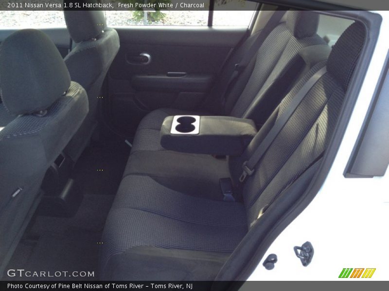 Fresh Powder White / Charcoal 2011 Nissan Versa 1.8 SL Hatchback