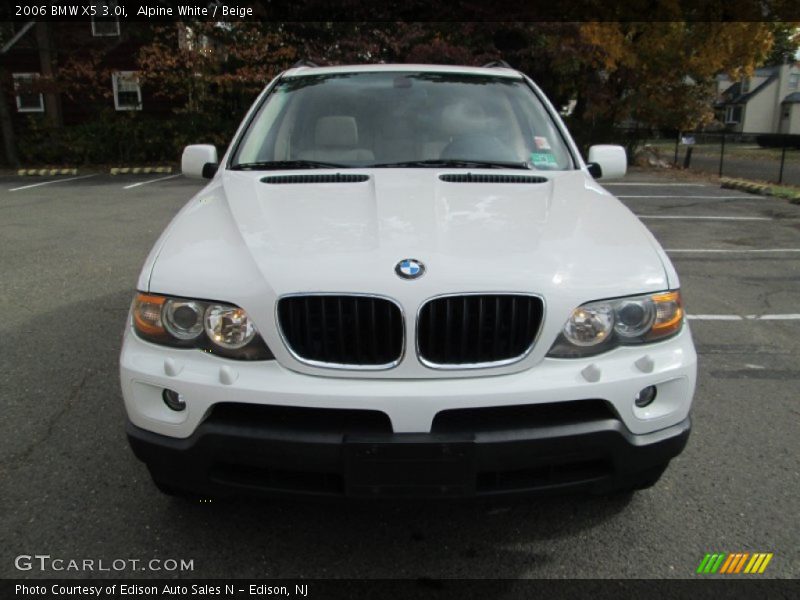 Alpine White / Beige 2006 BMW X5 3.0i