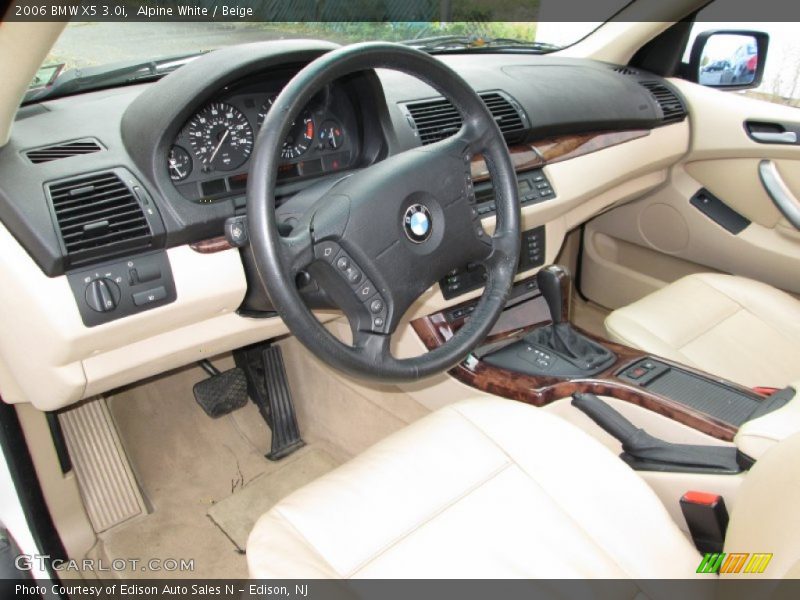 Beige Interior - 2006 X5 3.0i 