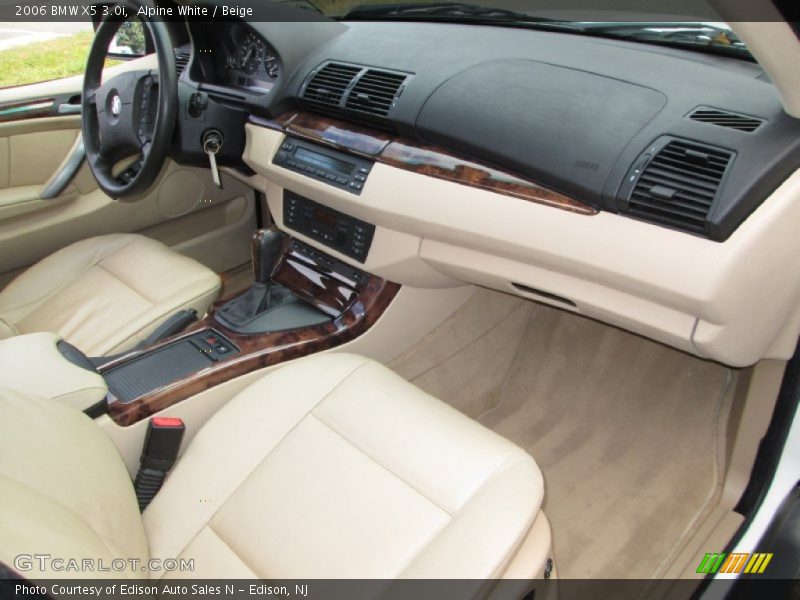 Alpine White / Beige 2006 BMW X5 3.0i