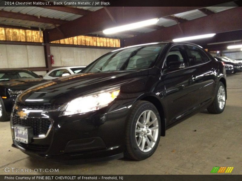 Black Granite Metallic / Jet Black 2014 Chevrolet Malibu LT