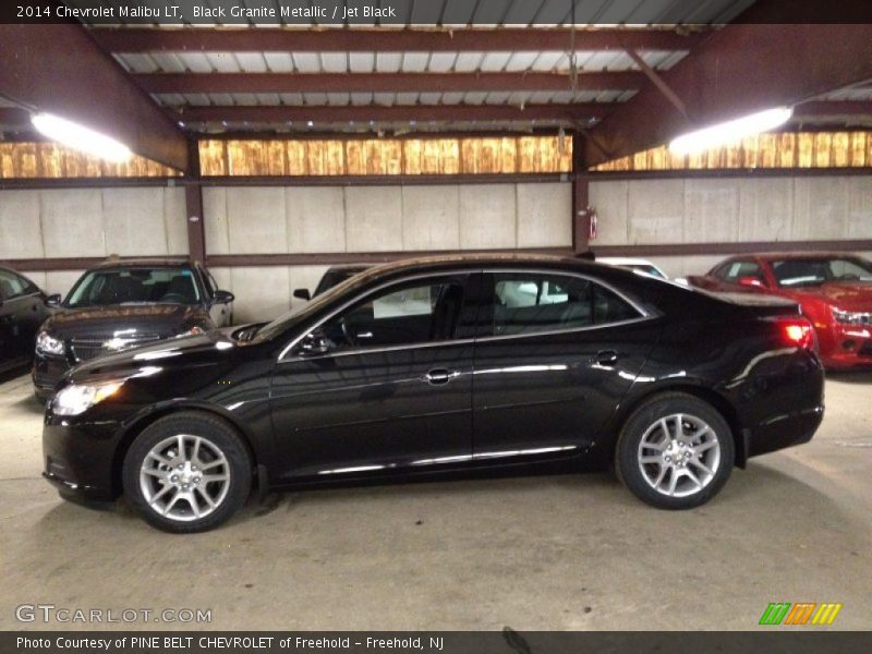Black Granite Metallic / Jet Black 2014 Chevrolet Malibu LT