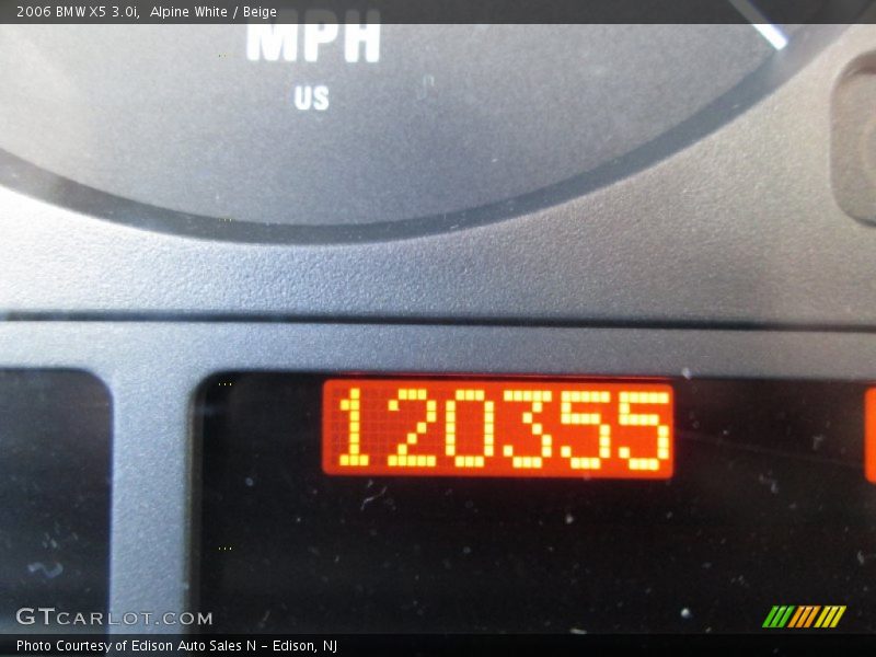 Alpine White / Beige 2006 BMW X5 3.0i