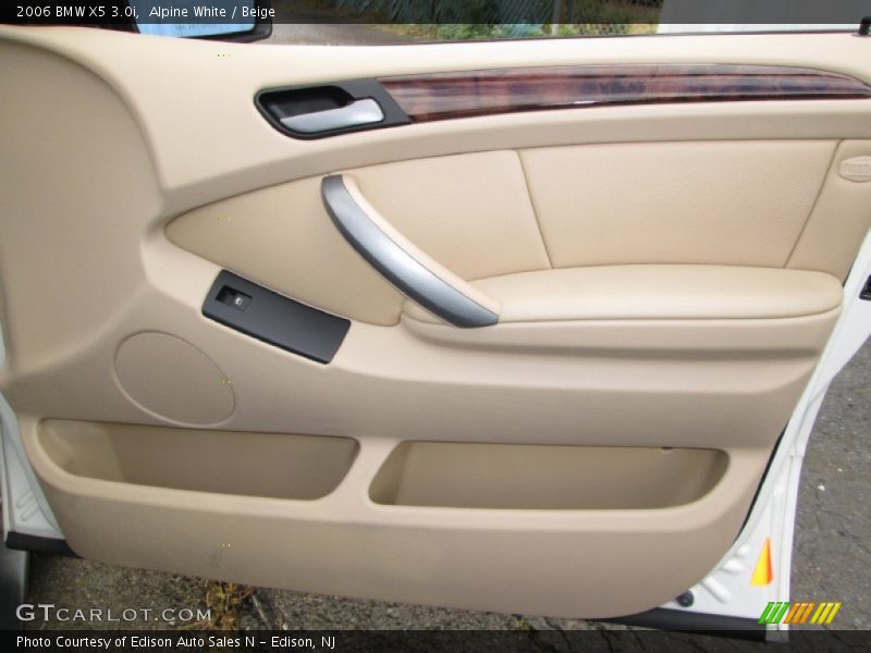 Alpine White / Beige 2006 BMW X5 3.0i