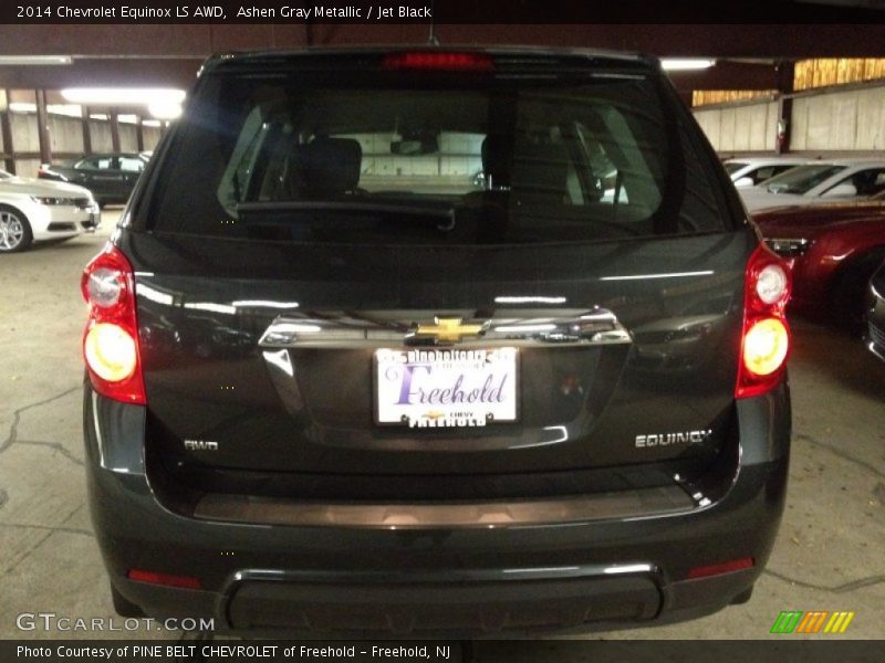 Ashen Gray Metallic / Jet Black 2014 Chevrolet Equinox LS AWD