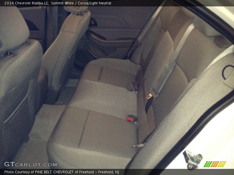 Summit White / Cocoa/Light Neutral 2014 Chevrolet Malibu LS