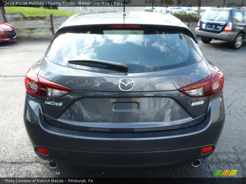 Meteor Gray Mica / Black 2014 Mazda MAZDA3 i Touring 5 Door