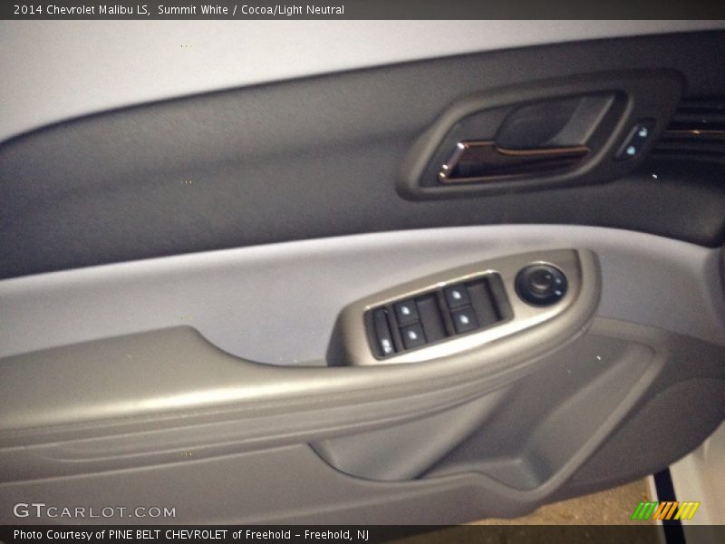 Summit White / Cocoa/Light Neutral 2014 Chevrolet Malibu LS