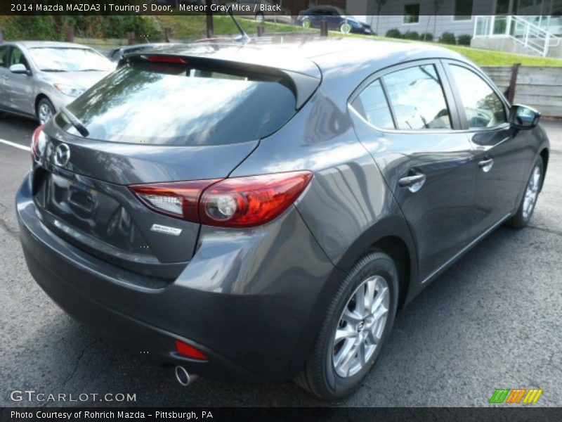 Meteor Gray Mica / Black 2014 Mazda MAZDA3 i Touring 5 Door