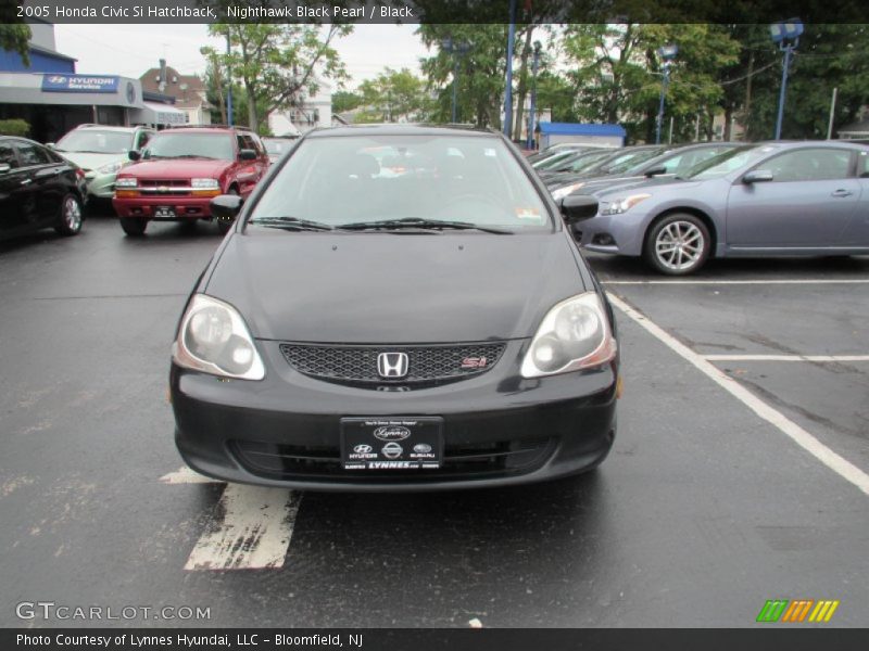 Nighthawk Black Pearl / Black 2005 Honda Civic Si Hatchback