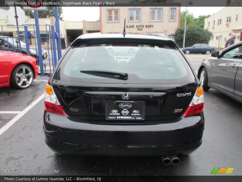 Nighthawk Black Pearl / Black 2005 Honda Civic Si Hatchback