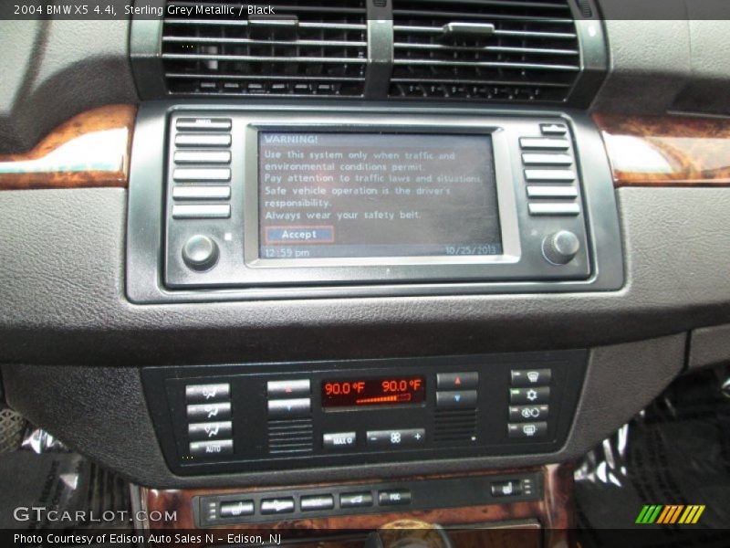 Sterling Grey Metallic / Black 2004 BMW X5 4.4i