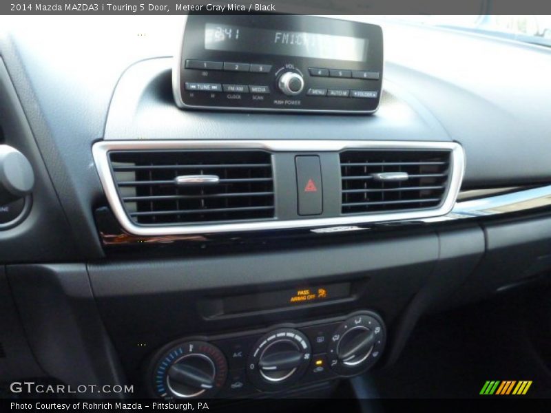 Meteor Gray Mica / Black 2014 Mazda MAZDA3 i Touring 5 Door