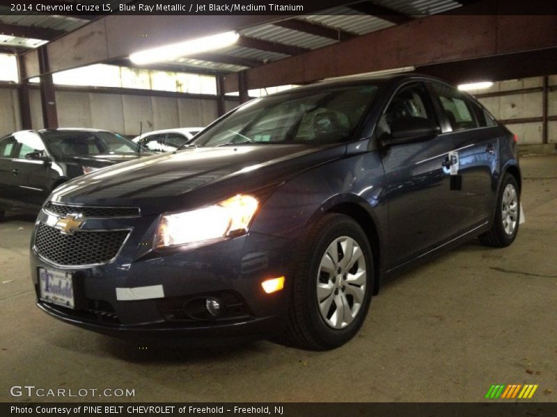 Blue Ray Metallic / Jet Black/Medium Titanium 2014 Chevrolet Cruze LS