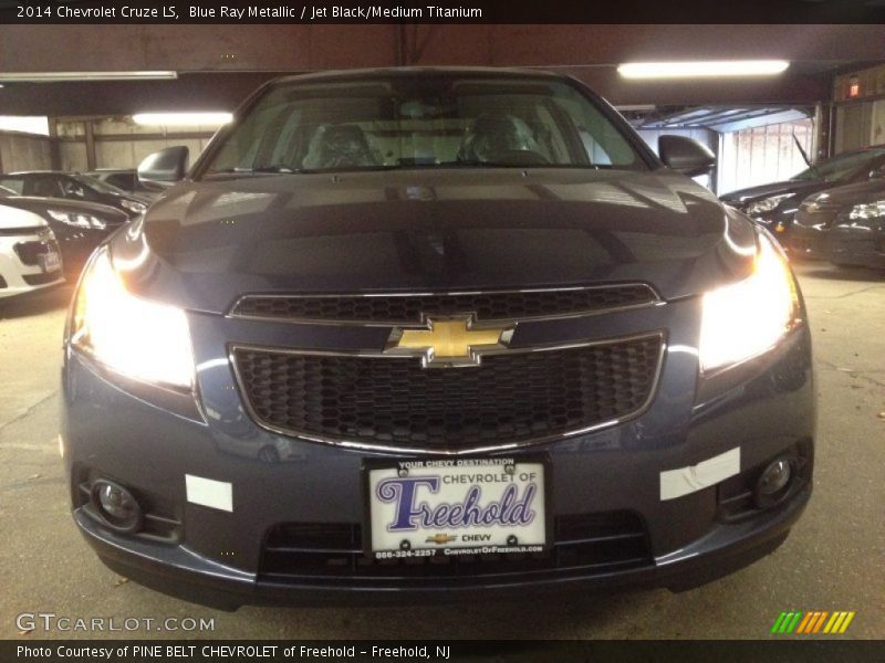 Blue Ray Metallic / Jet Black/Medium Titanium 2014 Chevrolet Cruze LS
