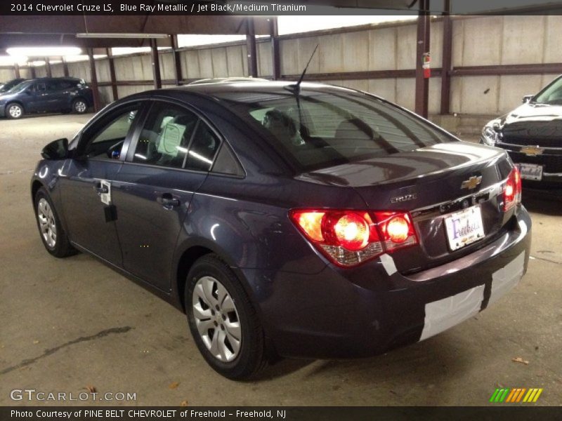 Blue Ray Metallic / Jet Black/Medium Titanium 2014 Chevrolet Cruze LS