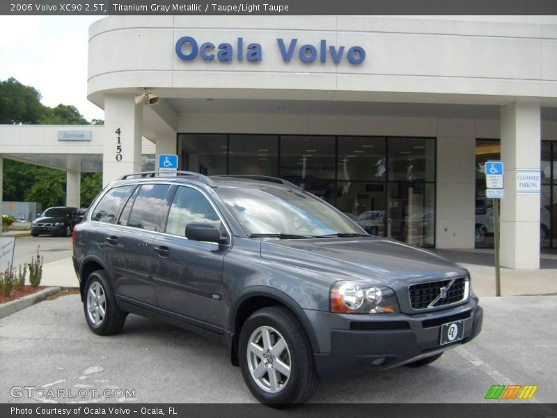 Titanium Gray Metallic / Taupe/Light Taupe 2006 Volvo XC90 2.5T