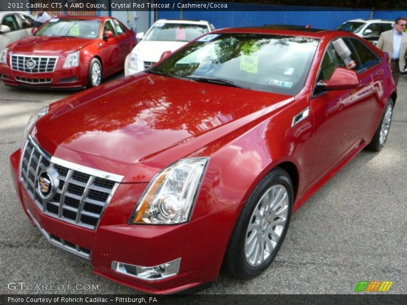 Front 3/4 View of 2012 CTS 4 AWD Coupe