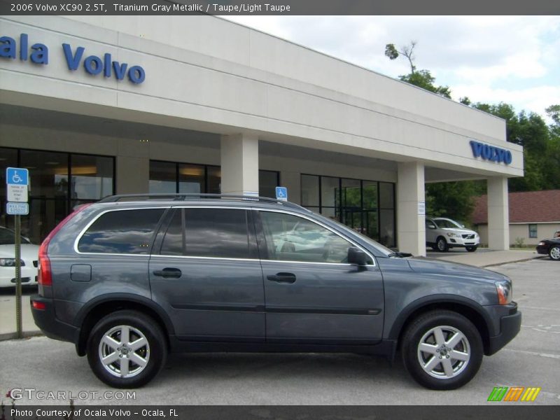 Titanium Gray Metallic / Taupe/Light Taupe 2006 Volvo XC90 2.5T