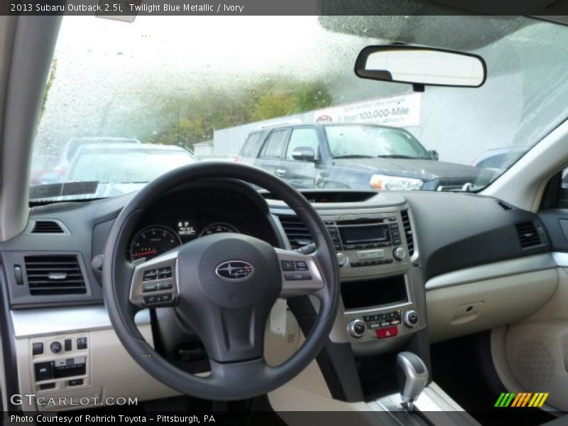 Twilight Blue Metallic / Ivory 2013 Subaru Outback 2.5i