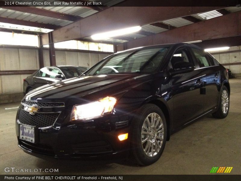 Blue Ray Metallic / Jet Black 2014 Chevrolet Cruze Eco