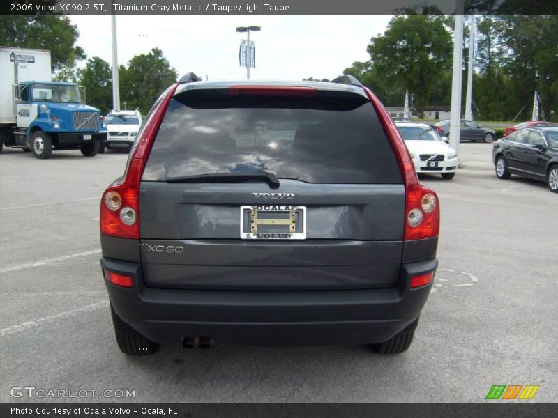 Titanium Gray Metallic / Taupe/Light Taupe 2006 Volvo XC90 2.5T