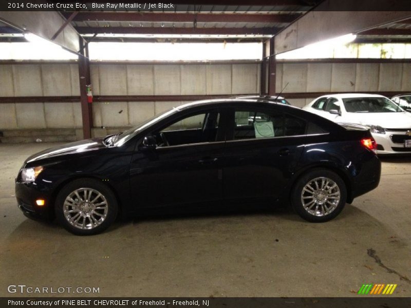 Blue Ray Metallic / Jet Black 2014 Chevrolet Cruze Eco