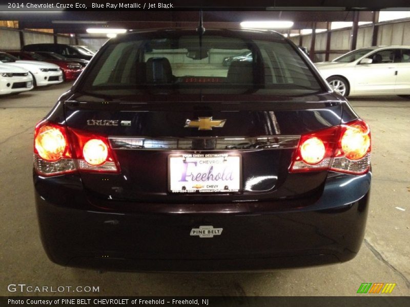 Blue Ray Metallic / Jet Black 2014 Chevrolet Cruze Eco