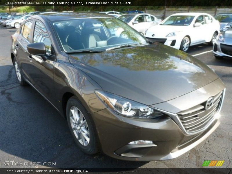 Front 3/4 View of 2014 MAZDA3 i Grand Touring 4 Door
