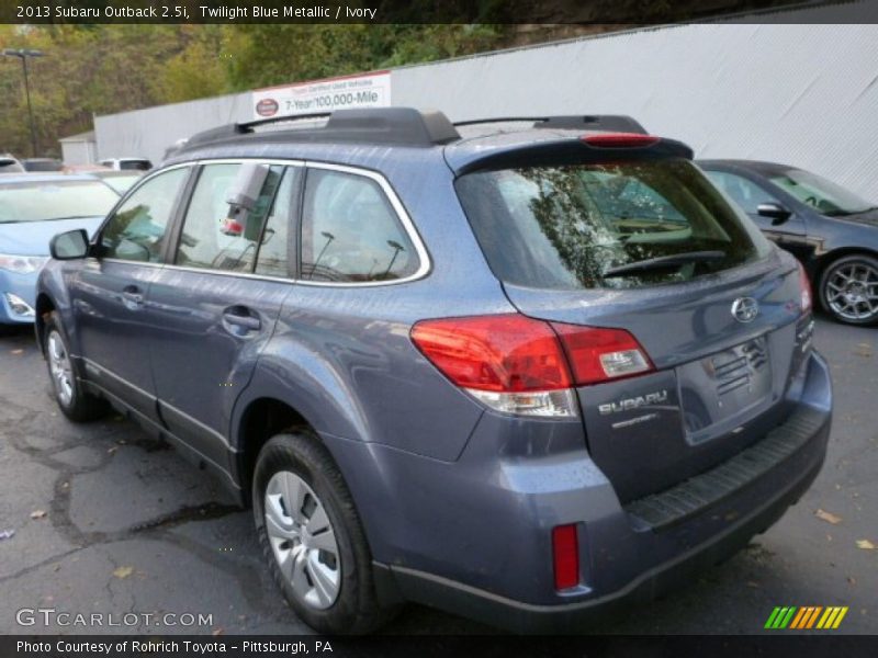 Twilight Blue Metallic / Ivory 2013 Subaru Outback 2.5i