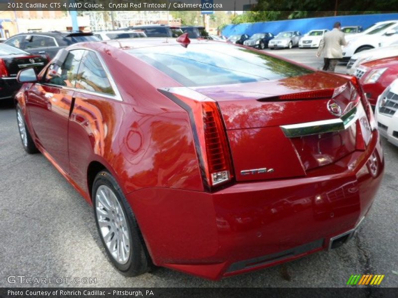  2012 CTS 4 AWD Coupe Crystal Red Tintcoat