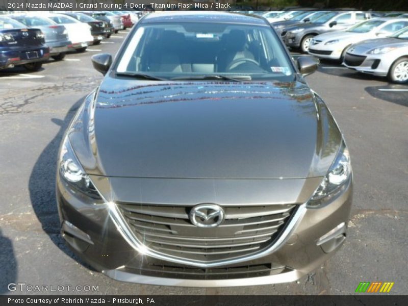  2014 MAZDA3 i Grand Touring 4 Door Titanium Flash Mica