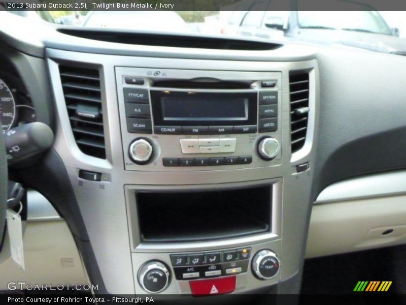 Twilight Blue Metallic / Ivory 2013 Subaru Outback 2.5i