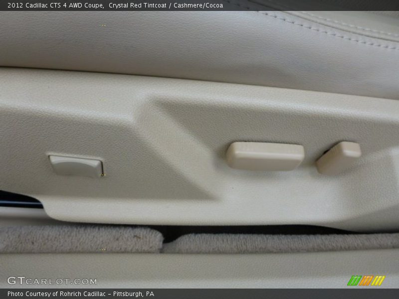 Crystal Red Tintcoat / Cashmere/Cocoa 2012 Cadillac CTS 4 AWD Coupe