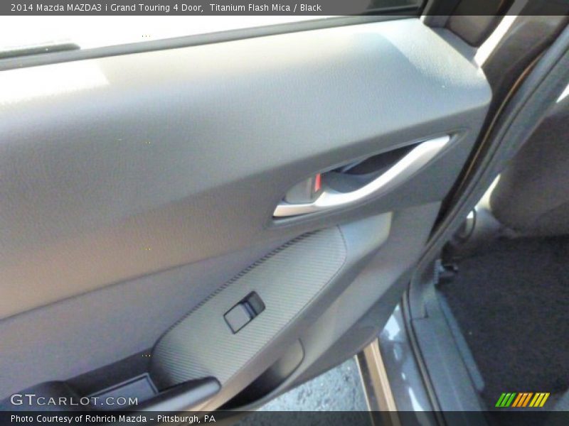 Titanium Flash Mica / Black 2014 Mazda MAZDA3 i Grand Touring 4 Door