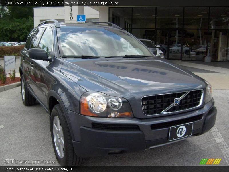 Titanium Gray Metallic / Taupe/Light Taupe 2006 Volvo XC90 2.5T