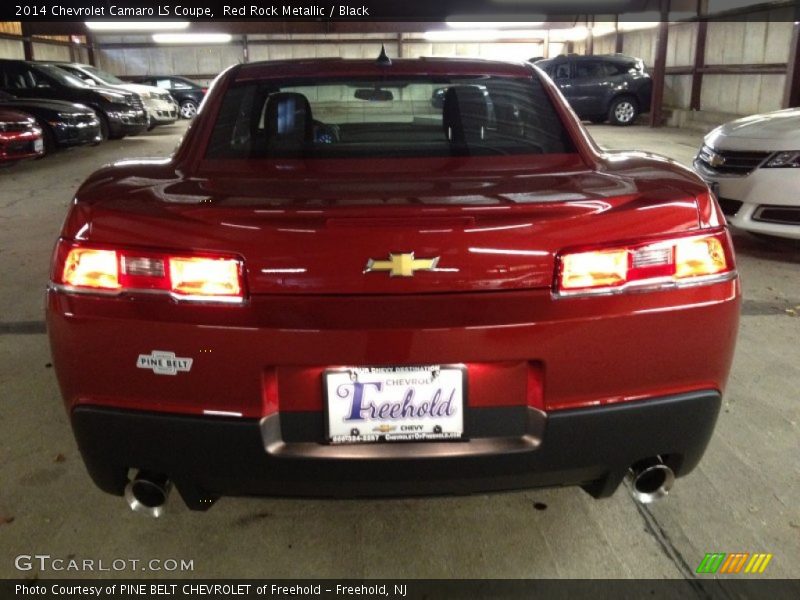 Red Rock Metallic / Black 2014 Chevrolet Camaro LS Coupe