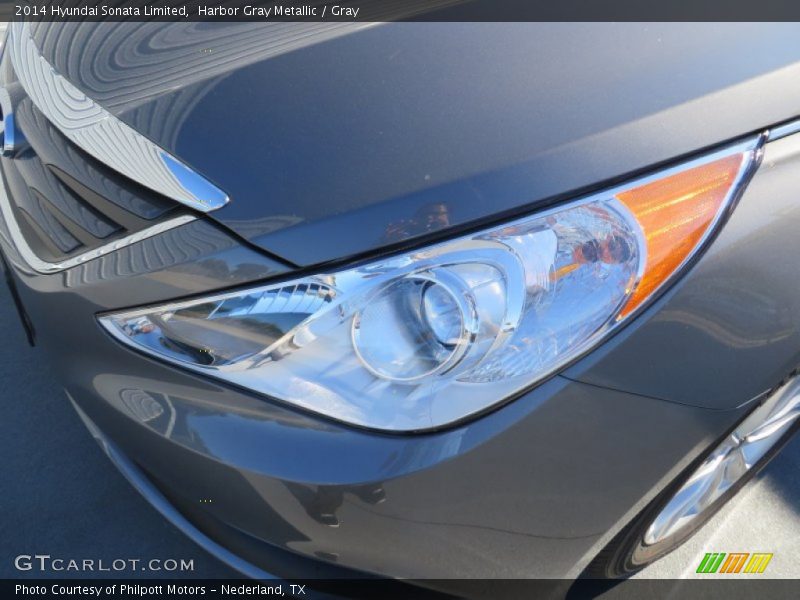 Harbor Gray Metallic / Gray 2014 Hyundai Sonata Limited