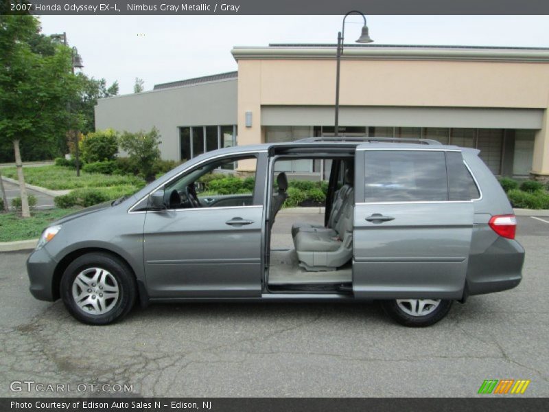 Nimbus Gray Metallic / Gray 2007 Honda Odyssey EX-L