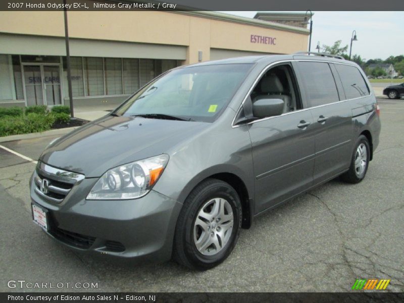 Nimbus Gray Metallic / Gray 2007 Honda Odyssey EX-L