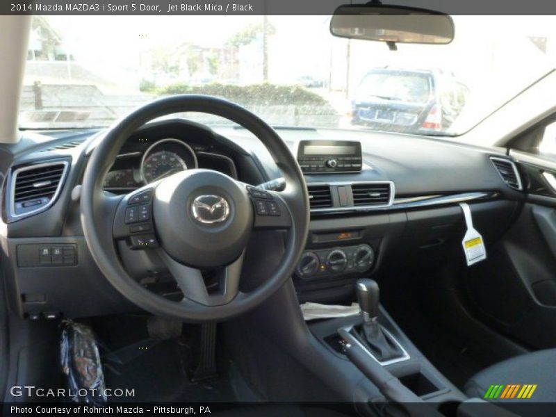 Jet Black Mica / Black 2014 Mazda MAZDA3 i Sport 5 Door